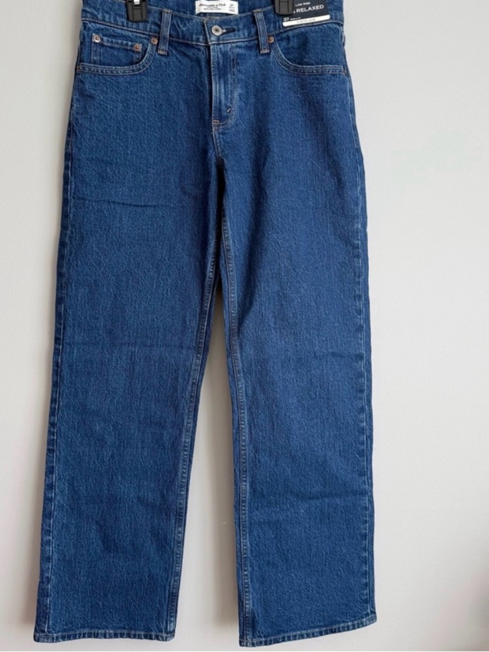 Abercrombie & Fitch Curve Love Low Rise 90s Relaxed Jeans